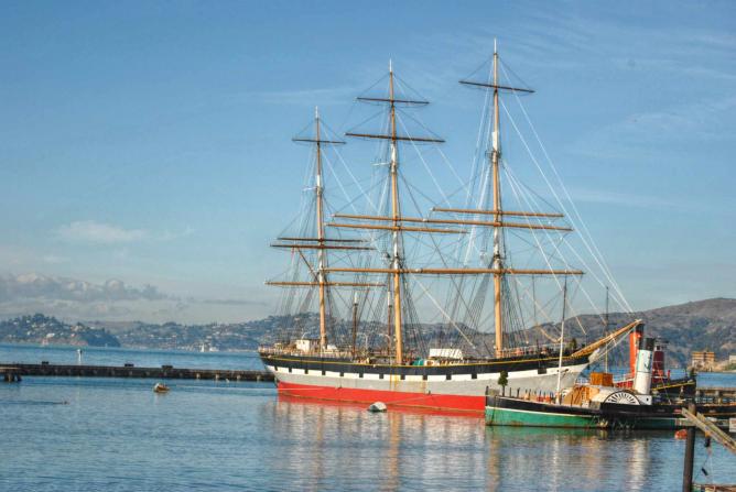 The Baclutha at the San Francisco Maritime National Historical Park