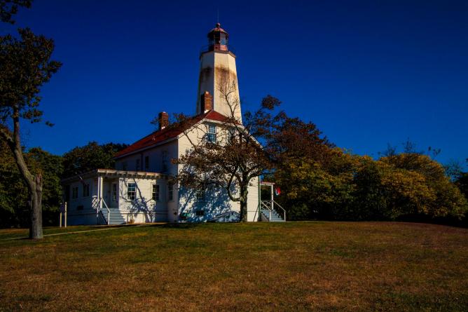 Sandy Hook lighthouse in the Gateway