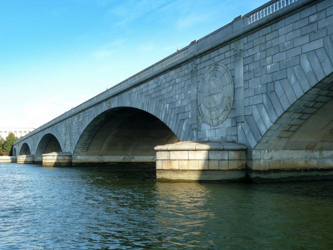 Arlington Memorial Bridge, the start of the George Washington Memorial Parkway